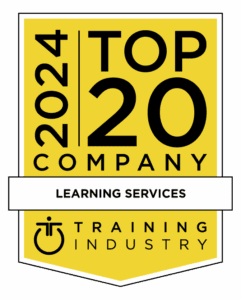 2024 Top 20 Learning Services Award badge won by Clarity Consultants
