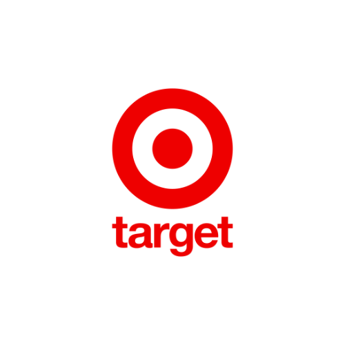 Red Target logo with a bullseye symbol above the word "target" in lowercase red letters on a light gray background.